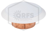 Reliable™ G5 Cleanroom Cover Plate | SR | White | 135F | 3-5/16 in. OD | CG4S0W | Hero