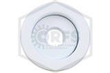 Top View of Viking Model F-1 Recessed Escutcheon | 1/2" Sprinkler | White | 06911AM/W
