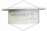 Viking™ NP-1 Escutcheon | White Polyester | 1/2 in. Sprinkler | QRFS™ | Label