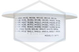 Viking™ E-1 Escutcheon | White  | 1/2 in. Sprinkler | QRFS™ | Label 3