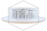 Tyco™ Style 20 Escutcheon | White | 1/2 in. Sprinkler | QRFS™ | Label 1