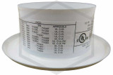 Tyco™ Style 10 Escutcheon | White | 1/2 in. Sprinkler | QRFS™ | Label 2