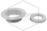 Tyco™ Style 30 Escutcheon | White | 3/4 in. Sprinkler | QRFS™ | Pieces