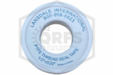 PTFE Thread Seal Tape | 1/2 in. x 520 in. Roll | Teflon® Tape | QRFS | Label Image