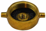 Hose Test Cap | 1-1/2 in. NST with 1/4 in. NPT Inlet | QRFS | Outlet Threads
