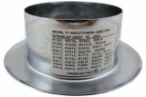 Reliable™ F1 Escutcheon | Chrome | 1/2 in. Sprinkler | QRFS™ | Label