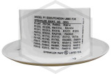 Reliable™ F1 Escutcheon | White | 1/2 in. Sprinkler | QRFS™ | Label