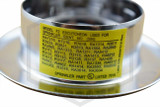 Reliable™ F2 Escutcheon | Chrome | 1/2 in. Sprinkler | QRFS™ | Label