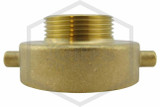 Angle Valve Reducer | 2-1/2 in. FNST x 1-1/2 in. MNST | Cast Brass | QRFS™ | Side Image 2