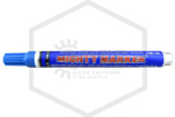 Permanent Paint Marker | Blue | 2.3mm Valve Tip | Mighty Marker® PM-16 | Hero
