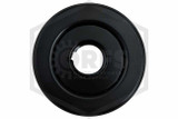Two Piece Escutcheon | Recessed | Black | 1/2 in. Sprinkler | Front