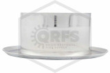 Two Piece Escutcheon | Recessed | Chrome | 1/2 in. Sprinkler | Side