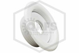 Two Piece Escutcheon | Threaded Recessed | White | 1/2 in. Sprinkler | Hero