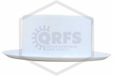 Retrofit Two Piece Escutcheon | Recessed | White | 1/2 in. Sprinkler | Side