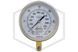 Air/Water Pressure Gauge | Dry | 3-1/2 in. | 0-300 PSI | Front
