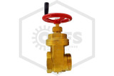 Straight Pattern Gate Valve | 2-1/2 in. | FNPT x MNST | Cast Brass | 300 PSI