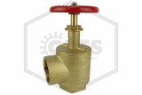 Hose Angle Valve | 2-1/2 in. FNPT x FNPT | Cast Brass | 300 PSI | Hero Image | QRFS™