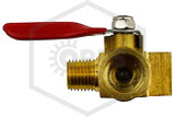 Bleeder Valve for Test Caps | Single Ball | 1/4 in. NPT | QRFS™ | Bottom