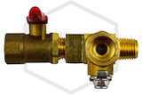 Bleeder Valve for Test Caps | Double Ball | 1/4 in. NPT | QRFS™ | Bottom