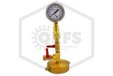 Bleeder Valve for Test Caps | Double Ball | 1/4 in. NPT | Quick Disconnect | QRFS™ | Installed