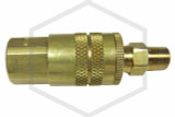 Hydraulic Quick-Connect Fitting | 1/4 in. NPT | Brass | QRFS | Hero Image