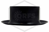 Two Piece Escutcheon | Recessed | Black | 3/4 in. Sprinkler | Side