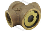 Sight Glass | 1 in. FNPT x 1 in. FNPT | With 1/2 in. Restricted Orifice | QRFS™ | Hero