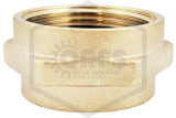 Brass Hex Adapter | 1-1/2 in. | F NPT x F NST