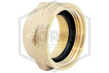 Brass Hex Adapter | 1-1/2 in. | F NPT x F NST