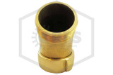 45-Degree Flow Nozzle Elbow | 2-1/2 in. F NST x 2-1/2 in. M NST | Brass | QRFS™ | Male NST