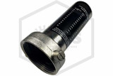 Straight Hydrant Flow Nozzle | 2-1/2 in. NST | Nickel Plated Brass | QRFS™ | Hero