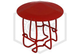 Non-Recessed Sprinkler Head Guard with Baffle | Upright/Pendent/Sidewall | Red | QRFS™ | Hero