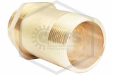 Hose Rack Brass Nipple | 2-1/2 in. | M NPT x M NST