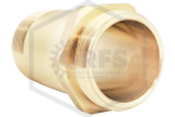 Hose Rack Brass Nipple | 2-1/2 in. | M NPT x M NST