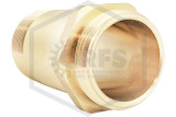 Hose Rack Brass Nipple | 2-1/2 in. | M NPT x M NST
