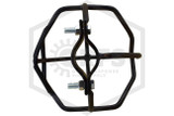 Heavy Duty Head Guard | Vertical Mount | Black | Clamps Image | QRFS™