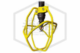 Heavy Duty Head Guard | Vertical Mount | Yellow | Installed Image | QRFS™