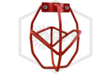 Heavy Duty Head Guard | Vertical Mount | Red | Front Image | QRFS™
