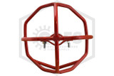 Heavy Duty Head Guard | Vertical Mount | Red | Bottom Image | QRFS™
