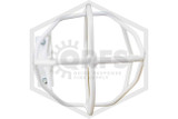 Heavy Duty Head Guard | Side Mount | White | Side Image | QRFS™