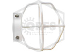 Heavy Duty Head Guard | Side Mount | White | Clamps Image | QRFS