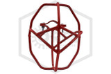 Heavy Duty Head Guard | Side Mount | Red | Front Image | QRFS™