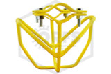 Heavy Duty Head Guard | Horizontal Mount | Yellow | Clamps Image | QRFS