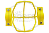 Heavy Duty Head Guard | Horizontal Mount | Yellow | Back Image | QRFS™