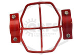 Heavy Duty Head Guard | Horizontal Mount | Red | Back Image | QRFS™