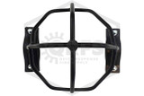 Heavy Duty Head Guard | Horizontal Mount | Black | Front Image | QRFS™