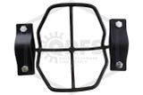 Heavy Duty Head Guard | Horizontal Mount | Black | Back Image | QRFS™