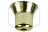 Adjustable Two-Piece 401 Escutcheon | Brass | 1/2" Cup & Skirt A