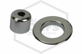 Adjustable Escutcheon | Cup with Skirt B | Chrome | 1/2 in. Sprinkler | Pieces