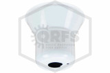Adjustable Escutcheon | Cup with Skirt A | White | 1/2 in. Sprinkler | Hero